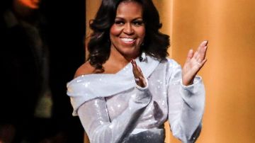 Michelle Obama durante la presentación de su libro 'Becoming'.