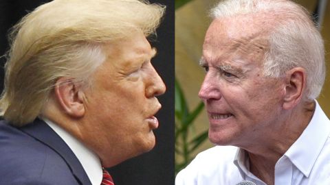 Donald Trump y Joe Biden.