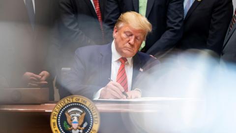 El apoyo al impeachment de Donald Trump crece más rápido entre los demócrtas.