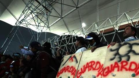 Manifestación de indígenas.