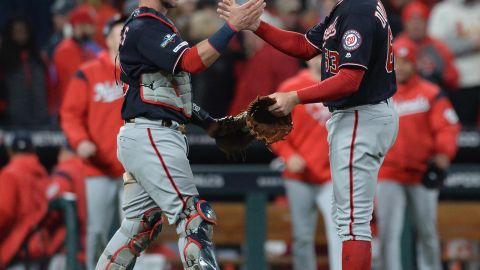 La serie se pone 1-0 a favor de los Nats por el campeonato de la Liga Nacional.