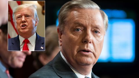 El senador Lindsey Graham es uno de los aliados más acérrimos de Donald Trump.