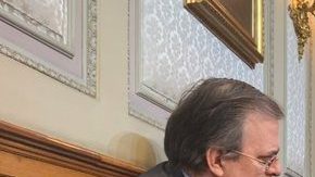 Marcelo Ebrard y Andrés Manuel López Obrador.