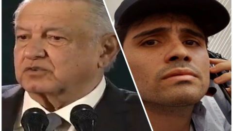 AMLO y Ovidio Guzmán López alias el Ratón, hijo de el Chapo