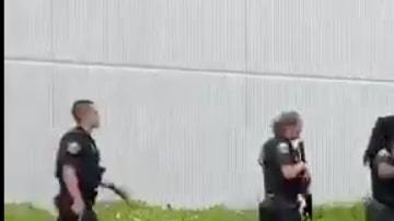 Un herido fue trasladado al hospital.