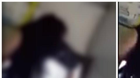 Le reclamó airadamente por qué saludó a otra mujer.