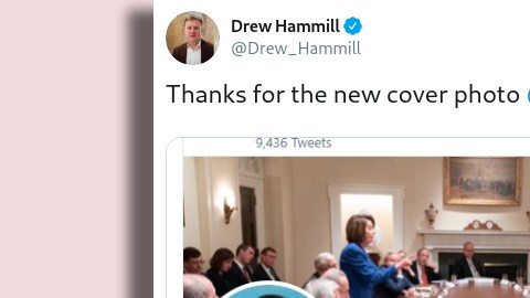 Captura de pantalla del tuit agradeciendo por la foto.