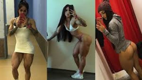 bakhar Nabieva consiguió muscular sus piernas.