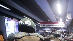 Enfrentamientos el viernes dentro del Metro