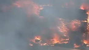 El incendio se propagó rápidamente y en menos de 20 minutos ya había quemado más de 200 hectáreas.