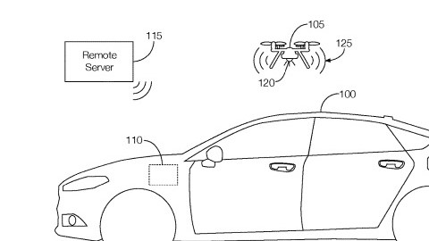Ford emitió su patente para dron de auto en octubre del 2019