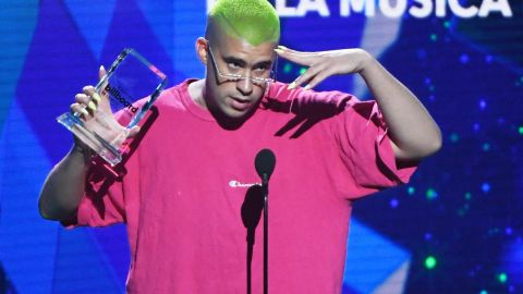 Bad Bunny en los Billboard Latin Music Awards 2019.