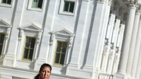 Foto de arhivo de mujeres indígenas americanas en Washington. /AFP/Getty Images)