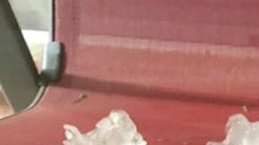 En el área de Fort Worth cayó granizo del tamaño de una pelota de Golf.