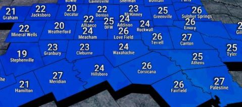 El Servicio Nacional de Meteorología ha emitido una vigilancia por helada.
