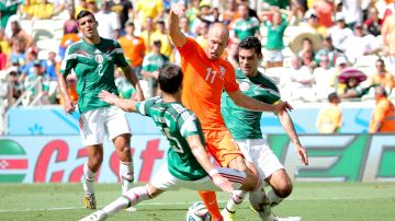 México vs. Holanda en Brasil 2014, el partido donde nació la rivalidad.