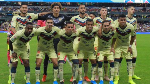 América con su uniforme actual.