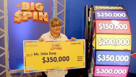 Julia Earp fue la primera en sorprenderse de su buena suerte.