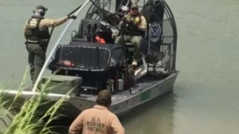 El cadáver fue encontrado flotando en la zona del Rancho Lemus en Eagle Pass, Texas.