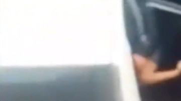 El momento quedó grabado en video.