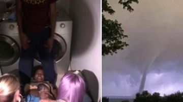 Nace un bebé durante el tornado que tocó tierra en el área de Dallas.