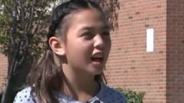 Rhythm Pacheco tiene 10 años y estudia en una escuela primaria en Utah.