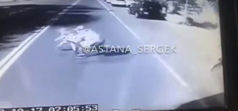 Un video muestra el choque.