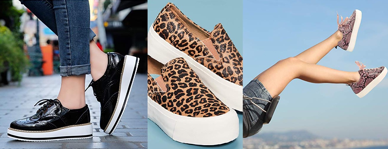zapatos con plataforma para mujer