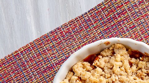 Crumble de manzana
