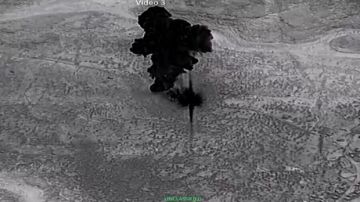 Una toma aérea muestra el resultado de la explosión del complejo en el que se escondía el líder de ISIS.