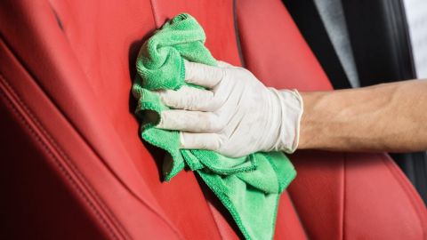 Limipadores para asientos de autos.
