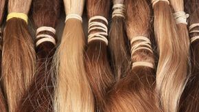 Extensiones de cabello.