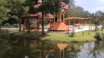 Niña en condición crítica tras caer en el estanque de un templo Budista.