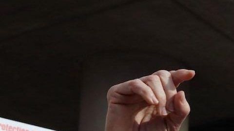 La senadora Elizabeth Warren.