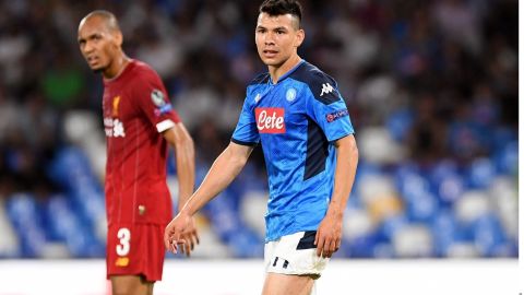 El Napoli ya puede contar con "Chucky" Lozano.