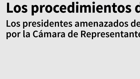 Aunque la Cámara de Representantes apruebe la destitución, el Senado tiene que ratificarla.