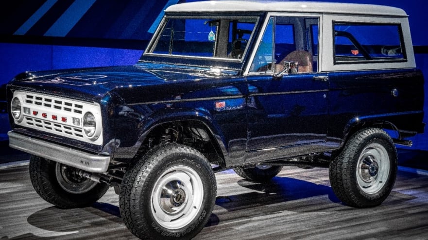 Ford Bronco de 1968, perteneciente al Jay Leno, presentada en el SEMA auto show 2019