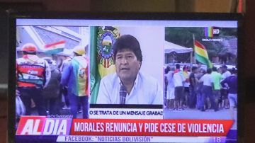 Morales renunció para evitar una escalada de violencia en su país.