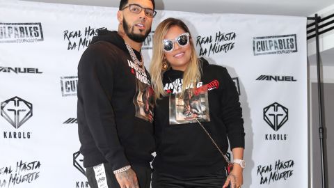 Anuel AA y Karol G.