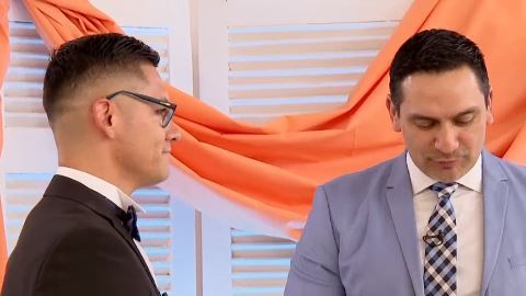 A pesar de todo, los novios se casaron.