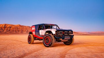 Ford’s Bronco R race prototype debuts in the desert to celebrate 50th anniversary of Rod Hall’s historic Baja 1000 win, an overall victory in a 4x4 that’s never been duplicated in 50 years.