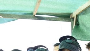 El delantero se divirtió con sus compañeros del Sevilla.