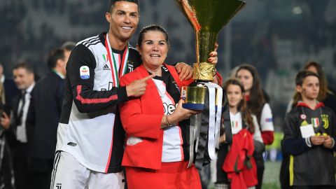 Cristiano Ronaldo y su madre, Dolores Aveiro.