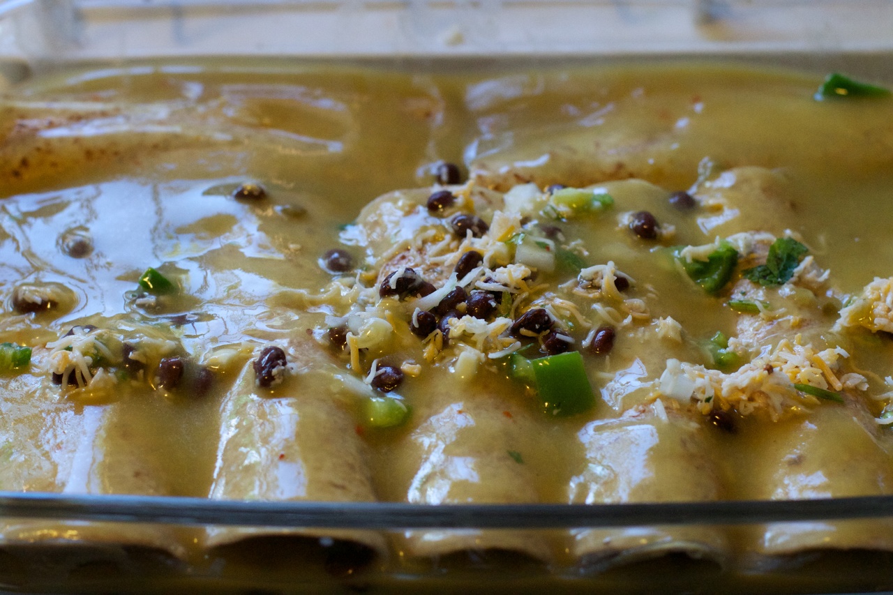 Enchiladas Suizas Queso Manchego