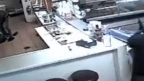 El robo quedo grabado en video.