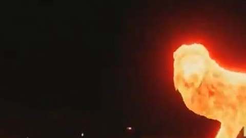 El León de Fuego causó furor en la inauguración de la nueva casa de Estudiantes..