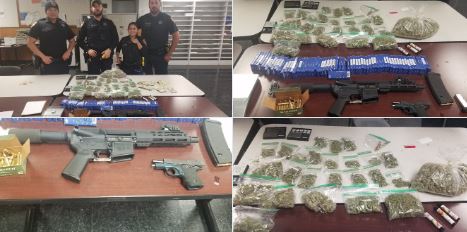 Fotos de las sustancias ilegales fueron publicadas en la cuenta de Twitter del Capitán J. Shannon.