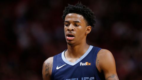 Ja Morant, de los Memphis Grizzlies de la NBA.