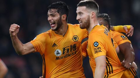 Raúl Jiménez volvió a marcar con el Wolverhampton.