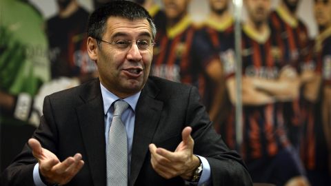 Josep Bartomeu, presidente del FC Barcelona.